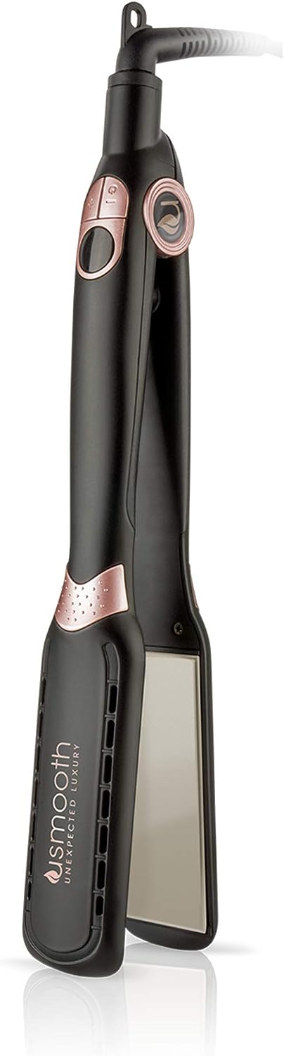 usmooth 1.5" Matte Black Professional Styling Iron by LovelySkin