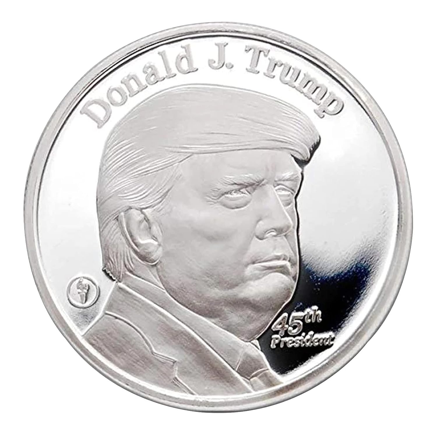 DONALD TRUMP 45th President,Medal .999 Pure Silver, 1 Troy Oz