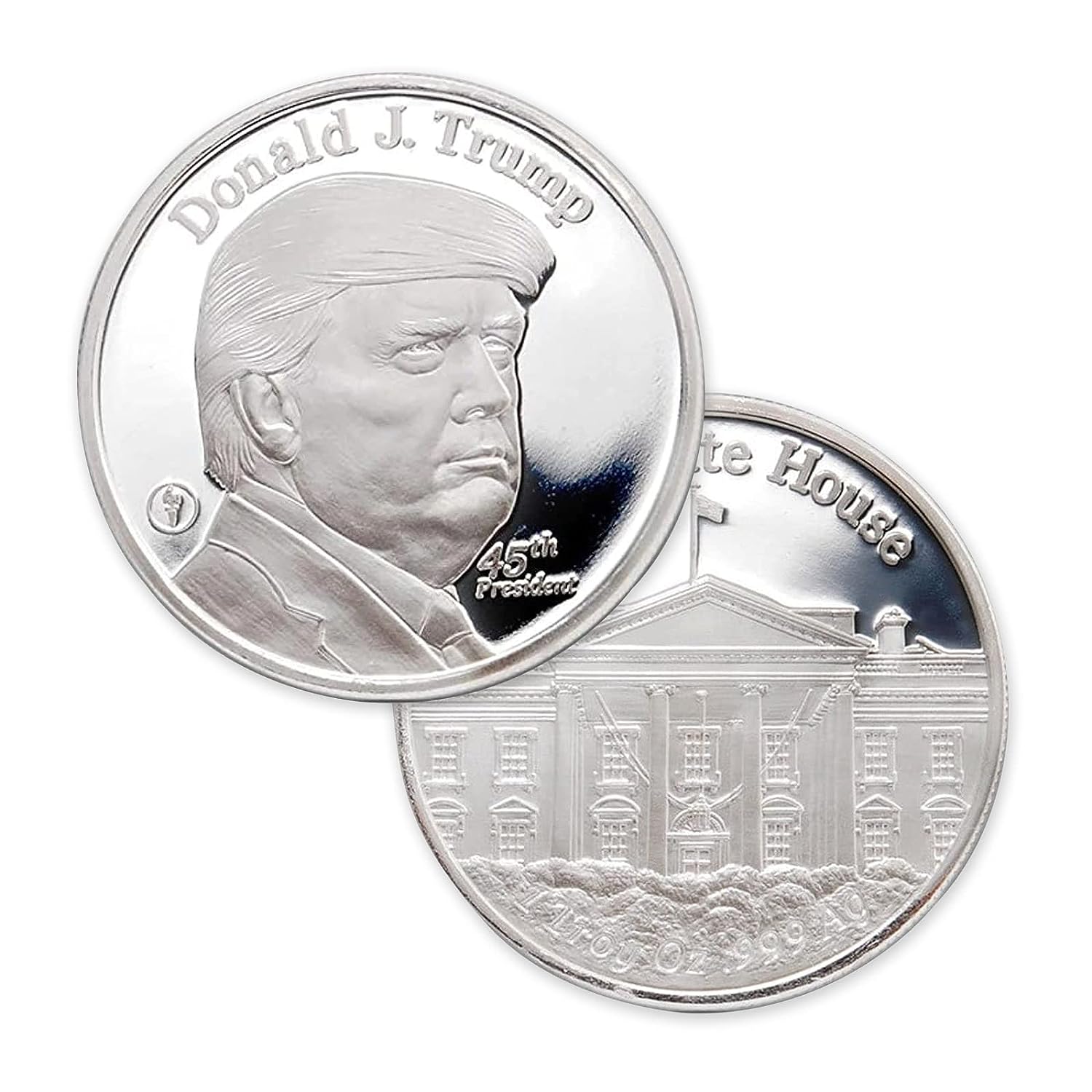 DONALD TRUMP 45th President,Medal .999 Pure Silver, 1 Troy Oz