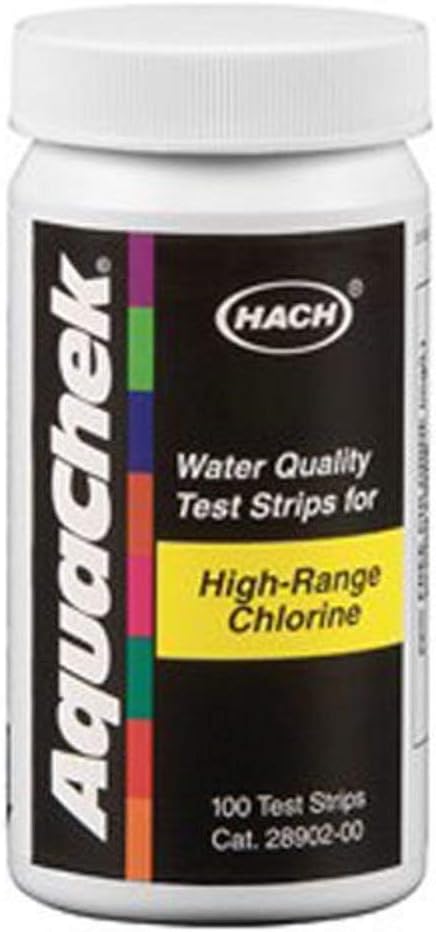 AquaChek® High Range Chlorine Test Strips, 100 Strips