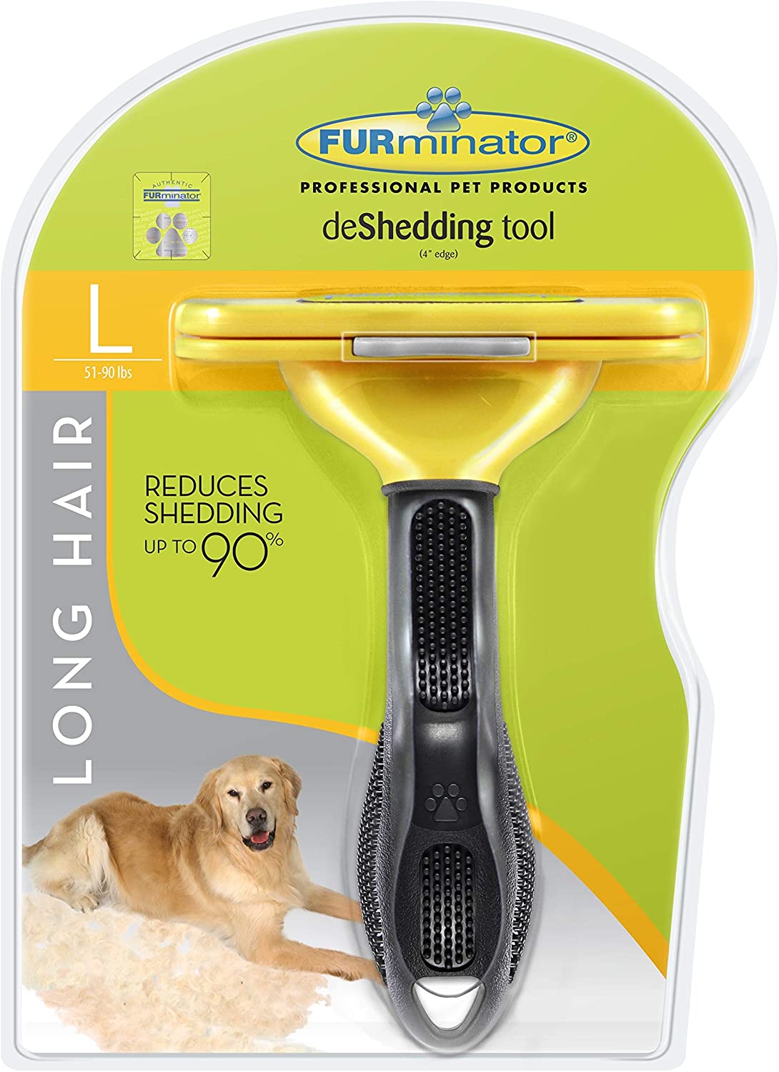 FURminator® deShedding Tool Large Dog Long Hair, 501008