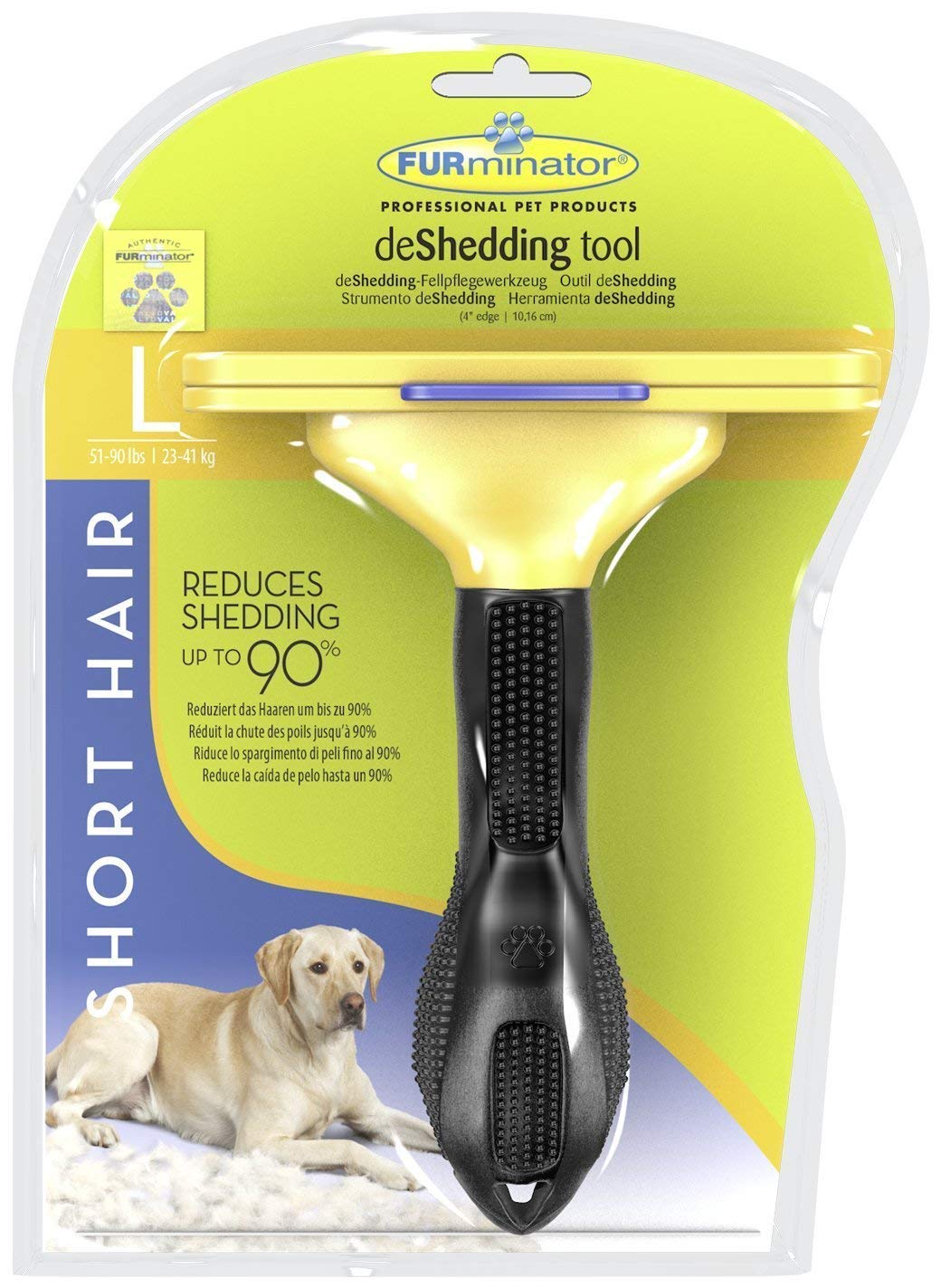 FURminator® deShedding Tool Large Dog Short Hair, 501007