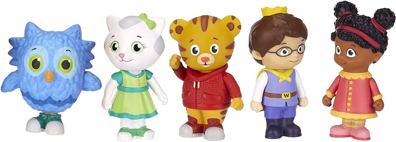 DRIP 5 pcs Daniel Tiger's FRIENDS & FAMILY Figure Set