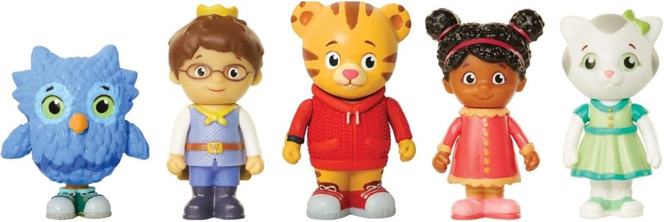 DRIP 5 pcs Daniel Tiger's FRIENDS & FAMILY Figure Set