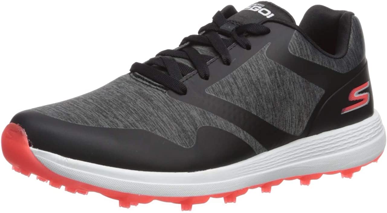 SKECHERS® GO GOLF Women's Max Golf Shoe (Black/Pink Heathered)