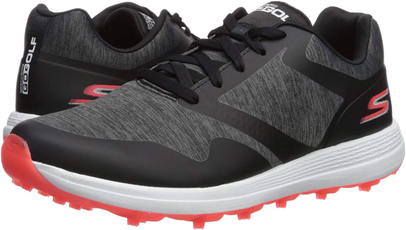 SKECHERS® GO GOLF Women's Max Golf Shoe (Black/Pink Heathered)