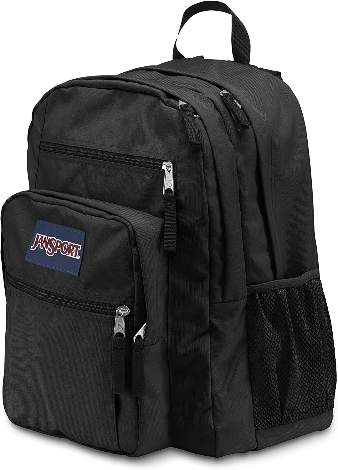 JanSport® BIG STUDENT, Black Logo Blue