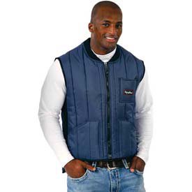 RefrigiWear® Cooler Wear™ Vest, 5XL,Navy Blue