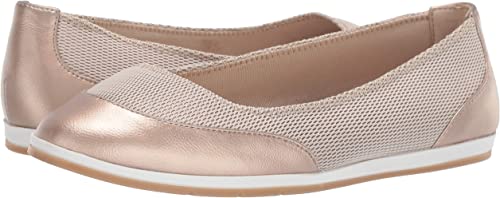 AEROSOLES GET SMART Women's Ballet, Gold Combo