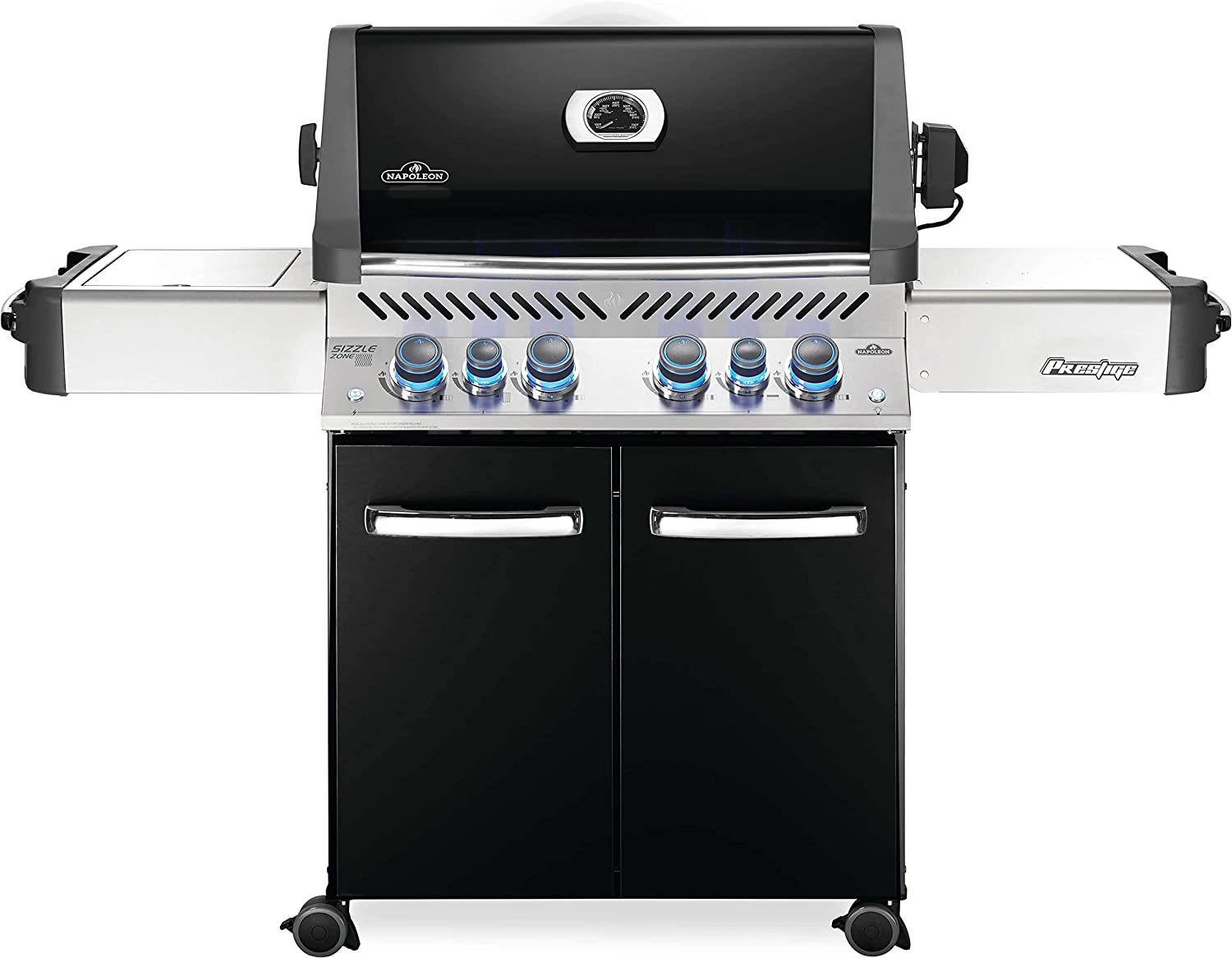 NAPOLEON P500RSIBNK-3 PRESTIGE® 500 RSIB GAS GRILL with Infrared Side and Rear Burner