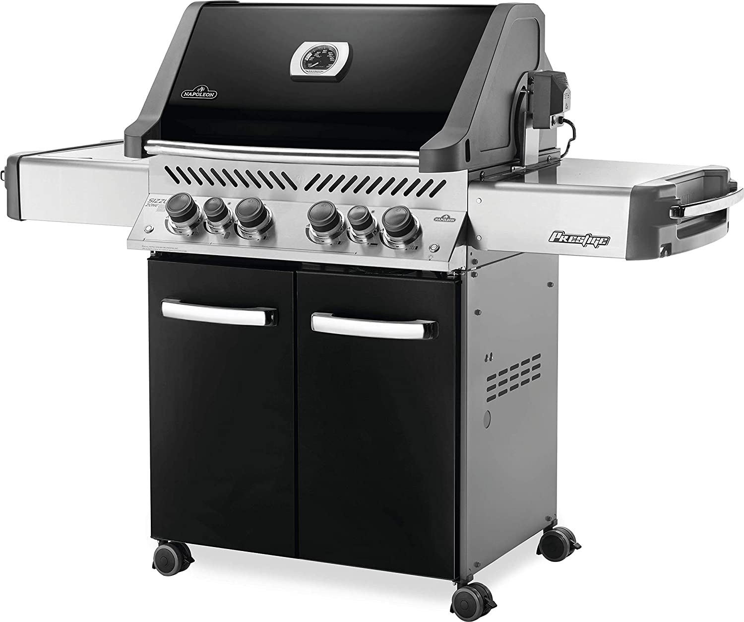 NAPOLEON P500RSIBNK-3 PRESTIGE® 500 RSIB GAS GRILL with Infrared Side and Rear Burner