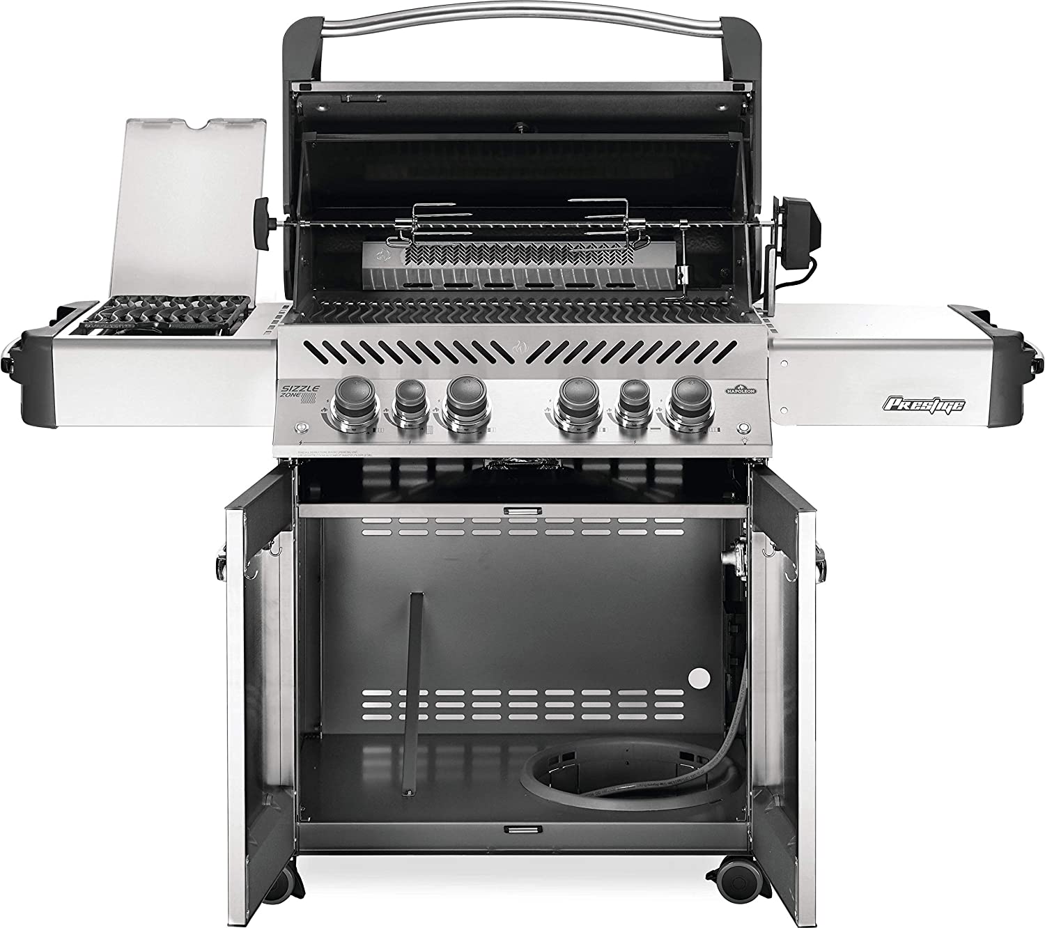 NAPOLEON P500RSIBNK-3 PRESTIGE® 500 RSIB GAS GRILL with Infrared Side and Rear Burner