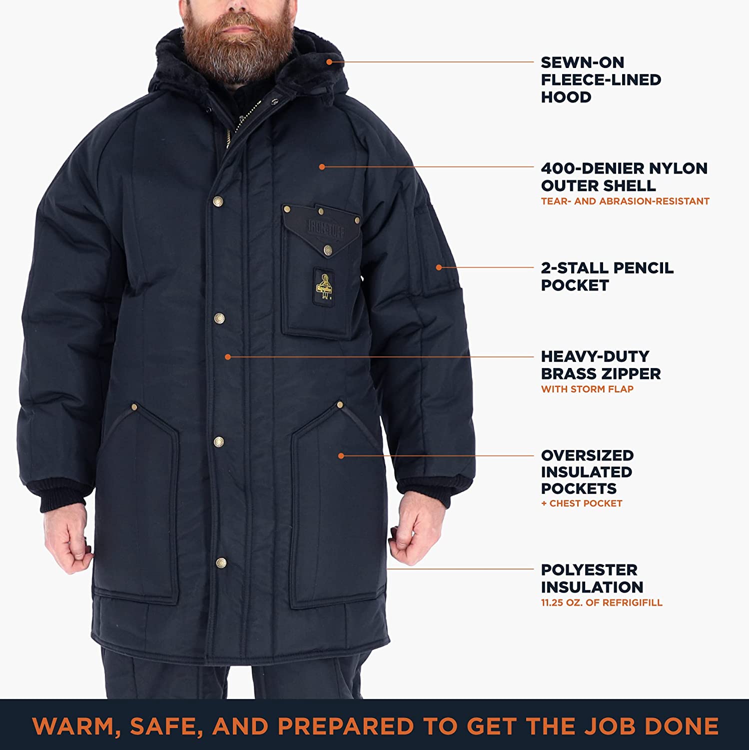 RefrigiWear® 0360R Iron-Tuff® Ice Parka Jacket