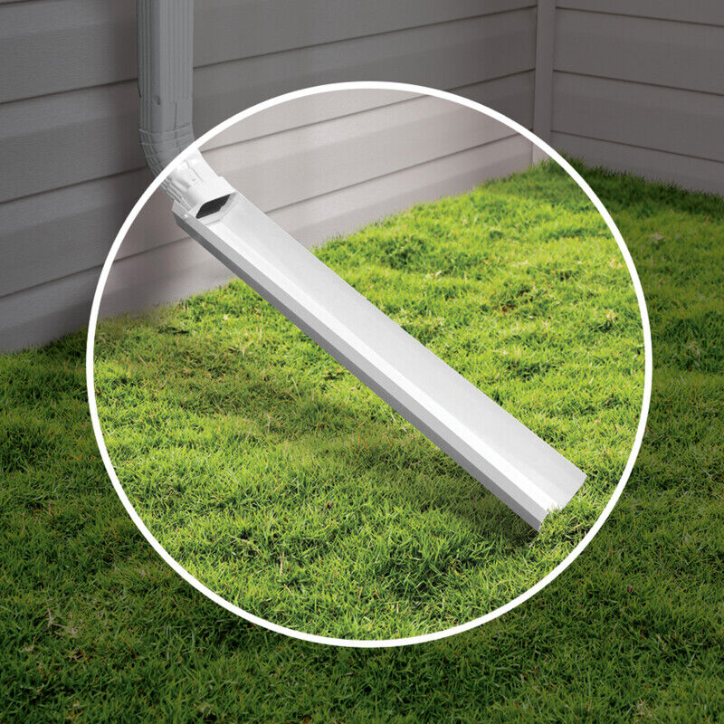 AMERIMAX™ 30″ Hinged Downspout Extension, White