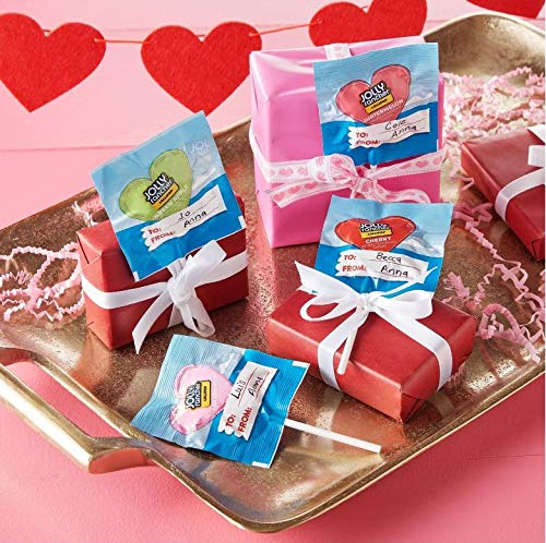 TUNDRAS 20 pcs JOLLY RANCHER Heart Shaped Lollipops