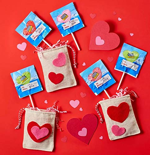 TUNDRAS 20 pcs JOLLY RANCHER Heart Shaped Lollipops