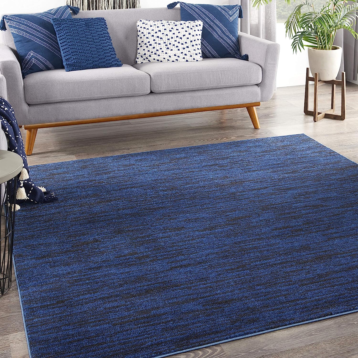 Nourison™  Midnight Blue  Area Rug,square, 7'