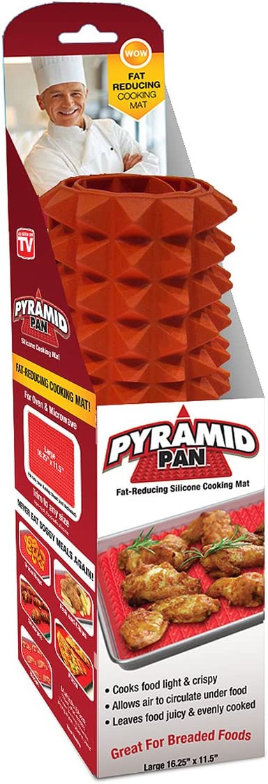 AGRUS HWR-05541212 PYRAMID PAN,Red, 16.25" x 11.5"