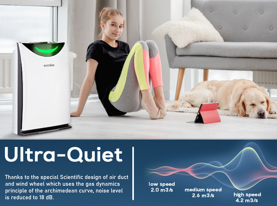 ECONIKA 4 in 1 Portable Climate System & HEPA Air Purifier