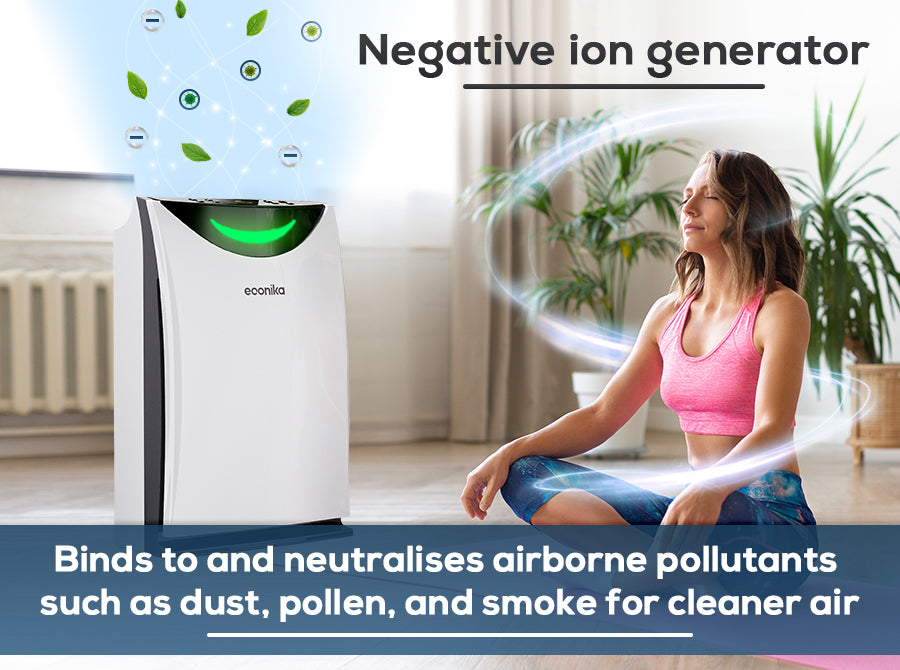 ECONIKA 4 in 1 Portable Climate System & HEPA Air Purifier