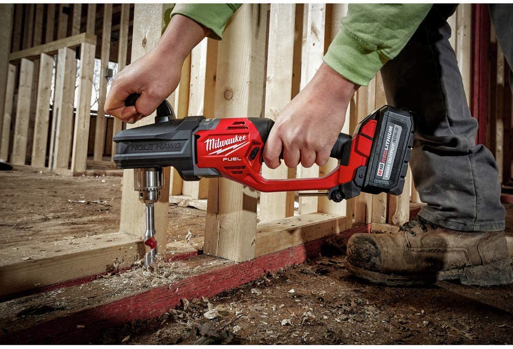 Milwaukee® M18 FUEL™ Hole Hawg™ 1/2" Right Angle Drill, 2807-20