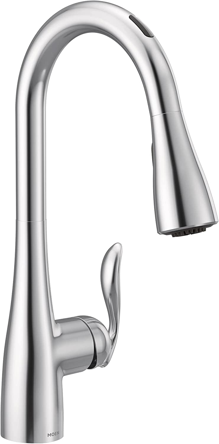 MOEN® 7594EVC Arbor Smart Kitchen Faucet Chrome One-Handle High Arc Pulldown