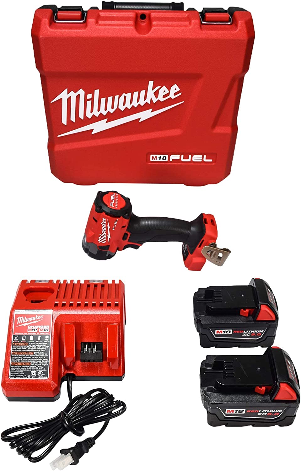 Milwaukee® 2855-22 M18 FUEL™ 1/2 " Compact Impact Wrench w/ Friction Ring Kit