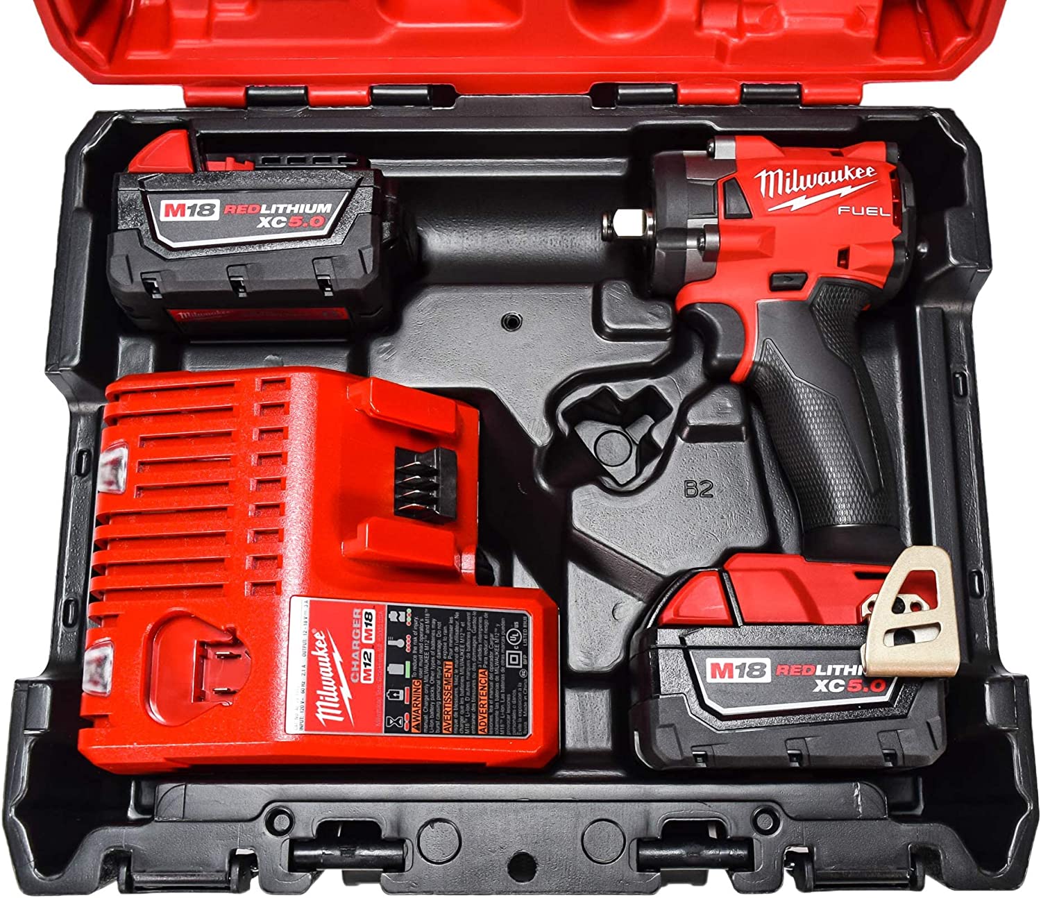 Milwaukee® 2855-22 M18 FUEL™ 1/2 " Compact Impact Wrench w/ Friction Ring Kit