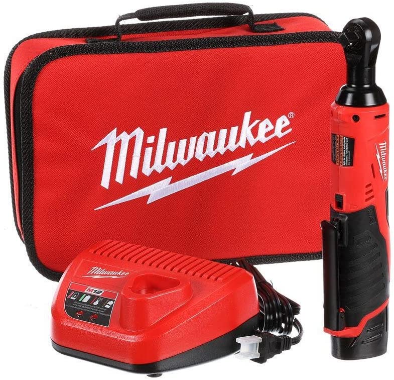 Milwaukee® 2457-21 M12™ Cordless 3/8" Lithium-Ion Ratchet Kit