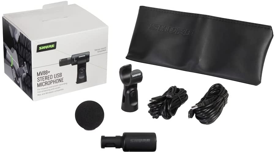 SHURE MV88+ STEREO USB MICROPHONE