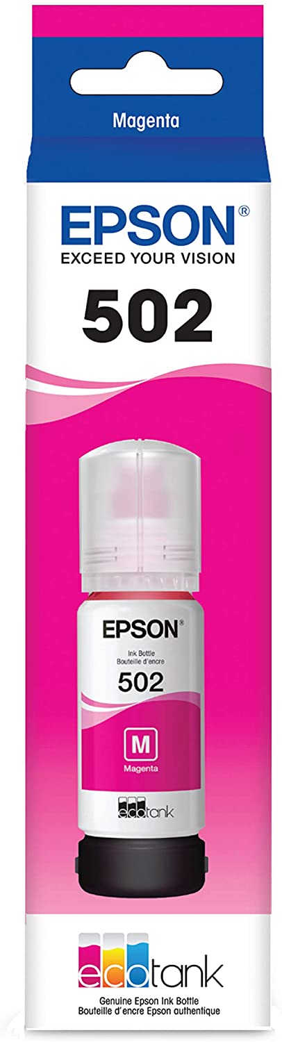 EPSON® T502, Magenta Ink Bottle, T502320-S