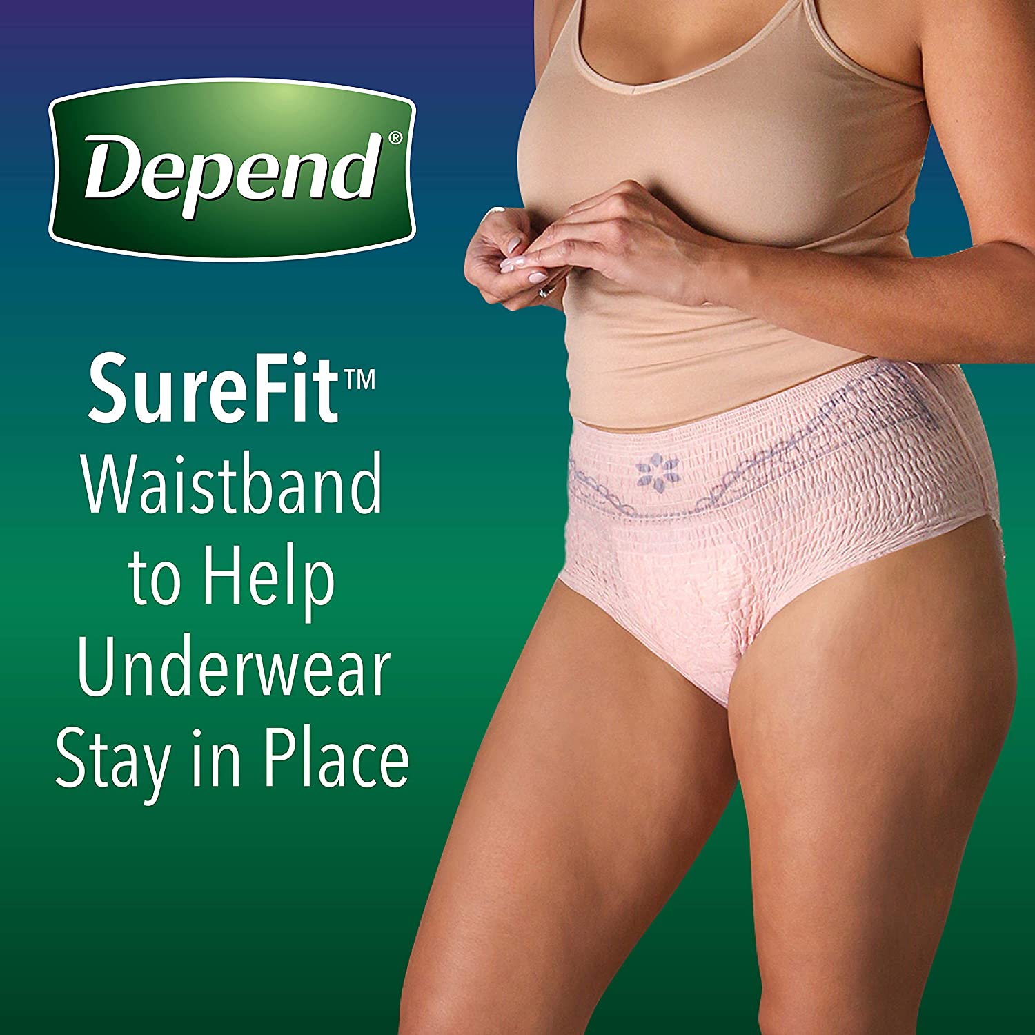 Depend® Night Defense® Underwear for Women - Overnight, Large, 56 Count