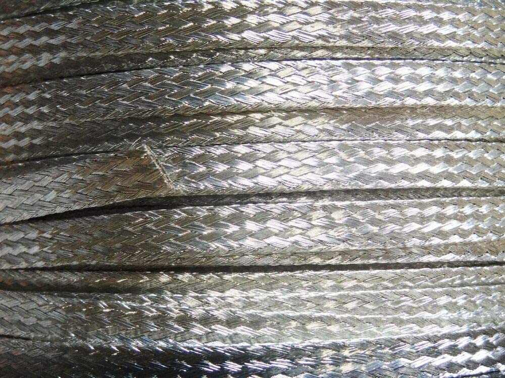 AC/DC Tinned Copper Ground Braid, 1/4 in x 15 ft