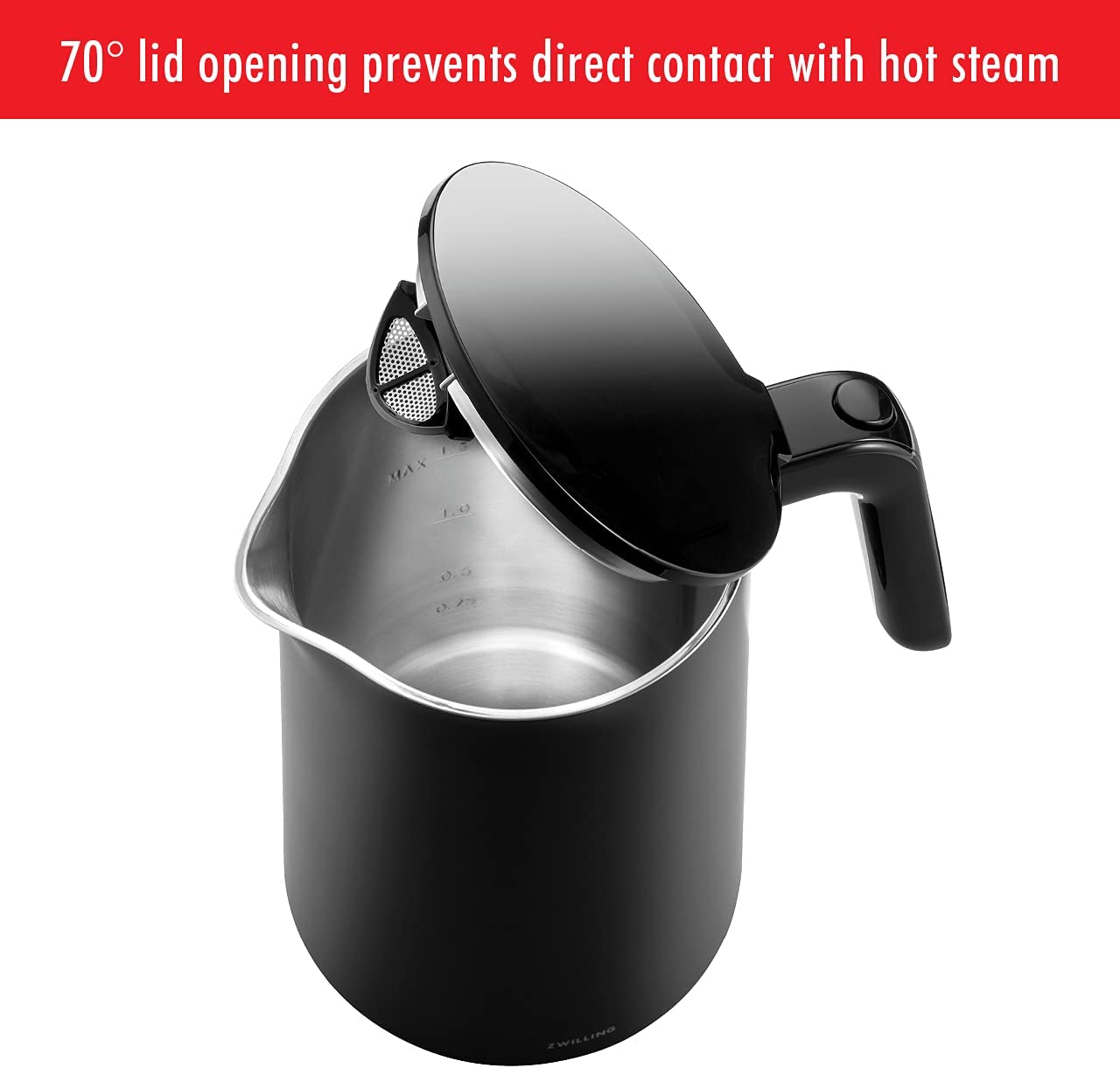 ZWILLING TWINS ENFINIGY COOL TOUCH KETTLE PRO - BLACK