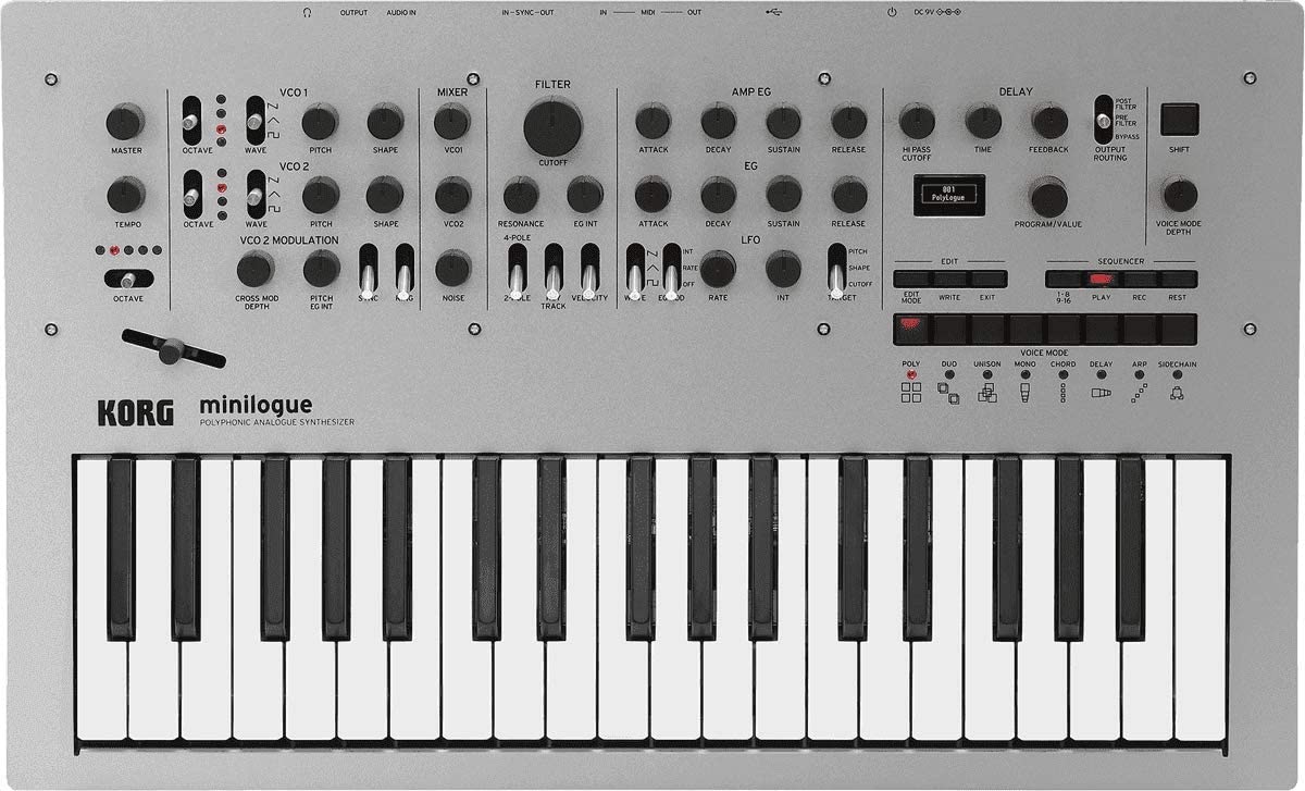 KORG MINILOGUE POLYPHONIC ANALOGUE SYNTHESIZER