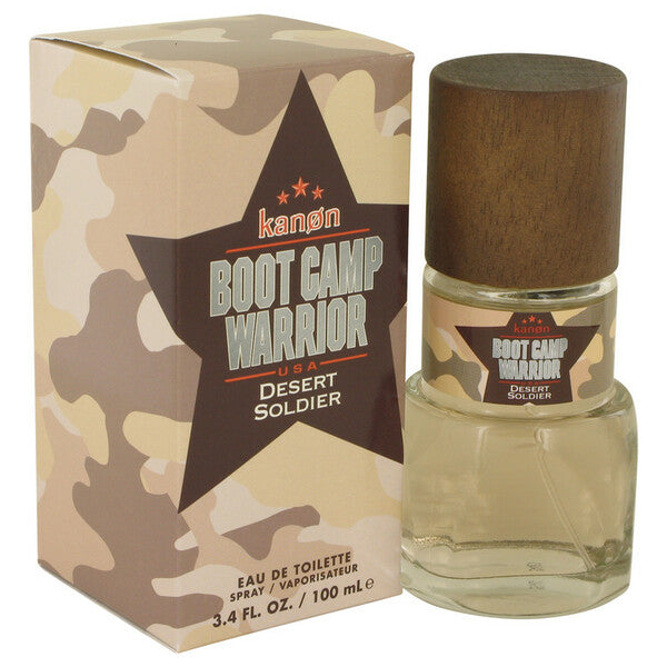 Kanon Boot Camp Warrior Desert Soldier Eau De Toilette Spray 3.4 Oz For Men