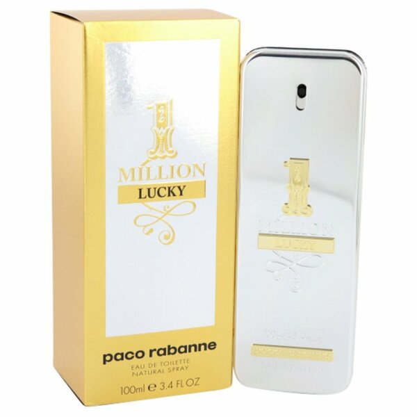 1 Million Lucky Eau De Toilette Spray 3.4 Oz For Men