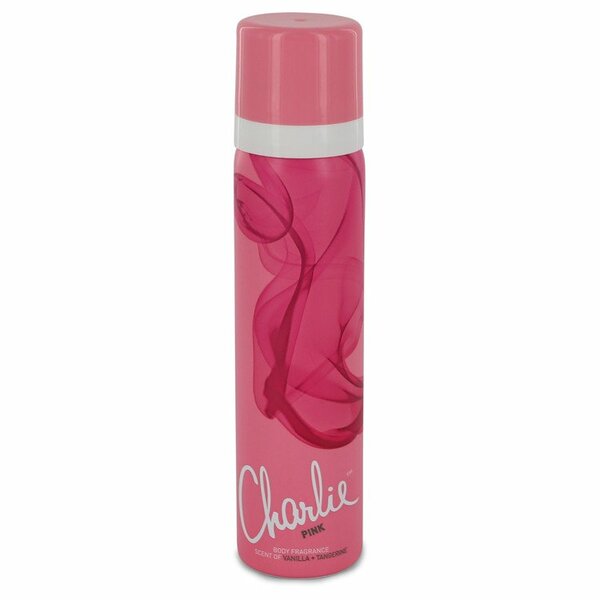 Charlie Pink Body Spray 2.5 Oz For Women