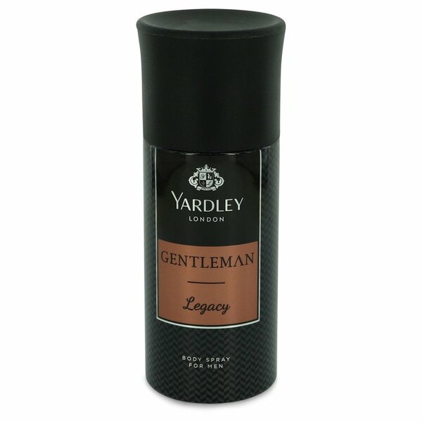 Yardley Gentleman Legacy Deodorant Body Spray 5 Oz For Men