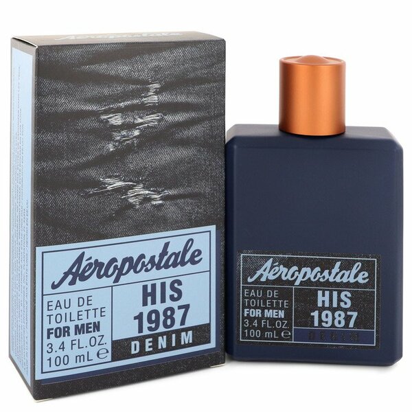 Aeropostale His 1987 Denim Eau De Toilette Spray 3.4 Oz For Men