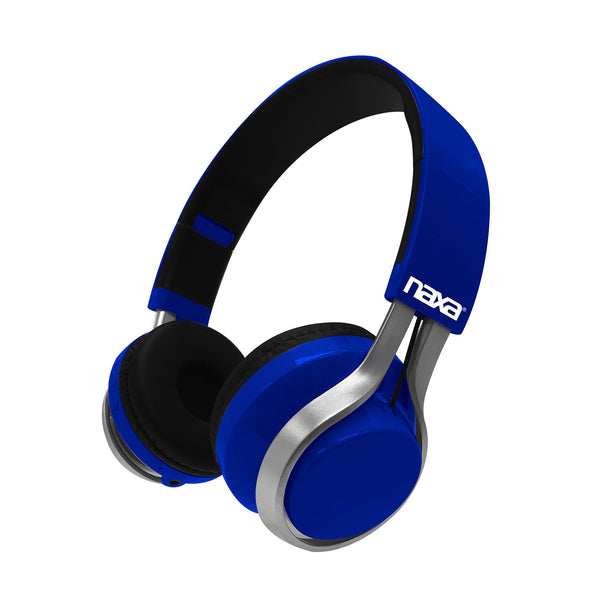 Naxa  METRO GO Bluetooth&reg; Wireless Headphones - Blue