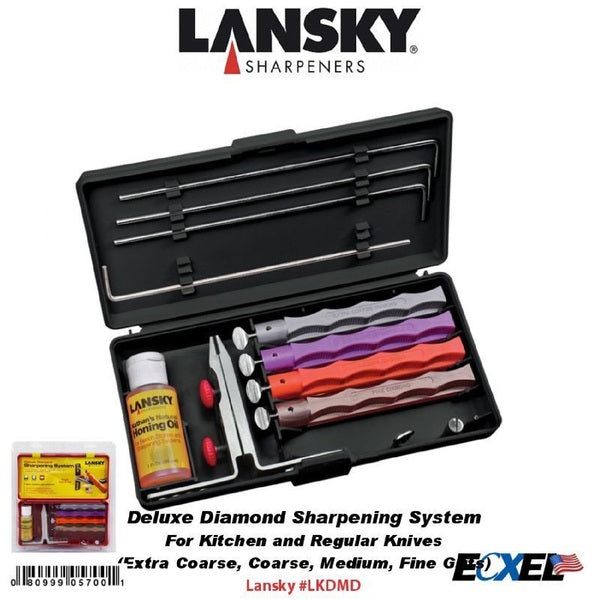 Lansky 4-Stone Deluxe Diamond Sharpening System