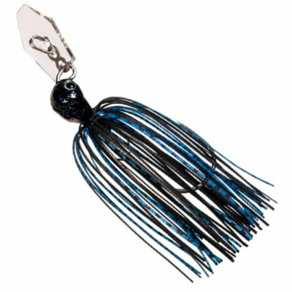 Zman Chatterbait Jackhammer Stealthblade 0.375 Oz Black Blue