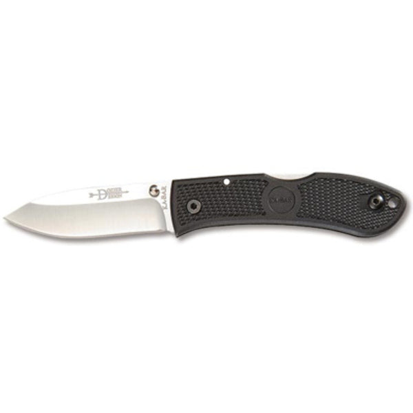 KA-BAR Dozier Folder 3.0 in Black Handle Silver Blade