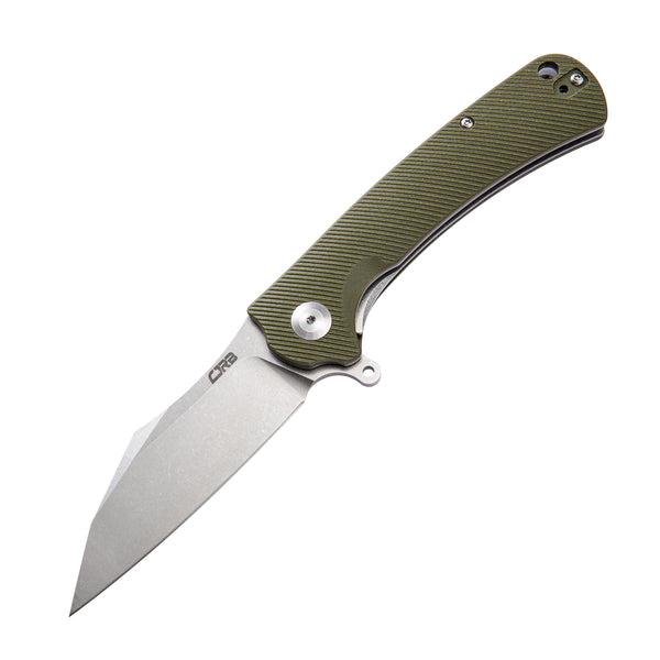 CJRB Talla Folder 3.53 in Blade Green G-10 Handle