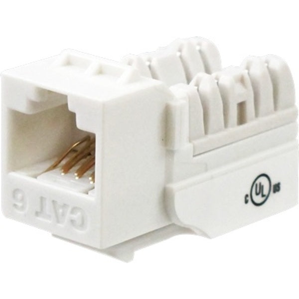 Wavenet WAV-6EKSJWH-SPK Cat6 Jack White 25 Pack