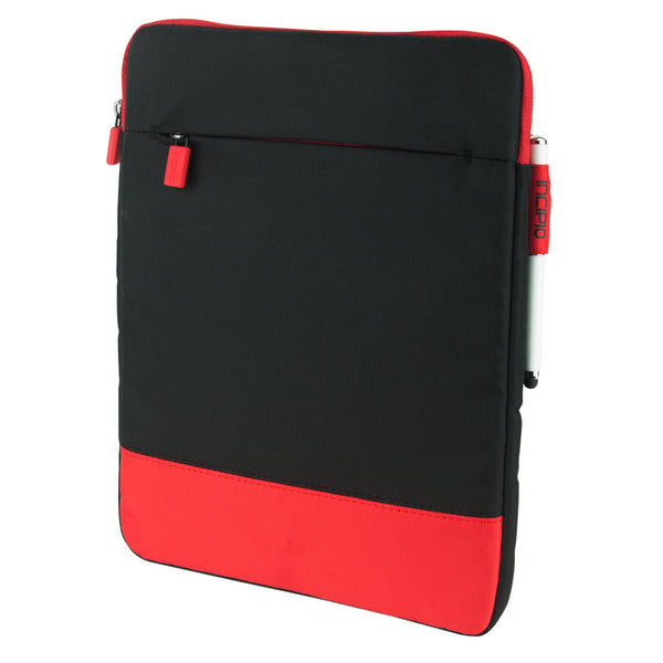 Incipio Asher Nylon Sleeve Case for 11 Tablets/Devices, Red/Black